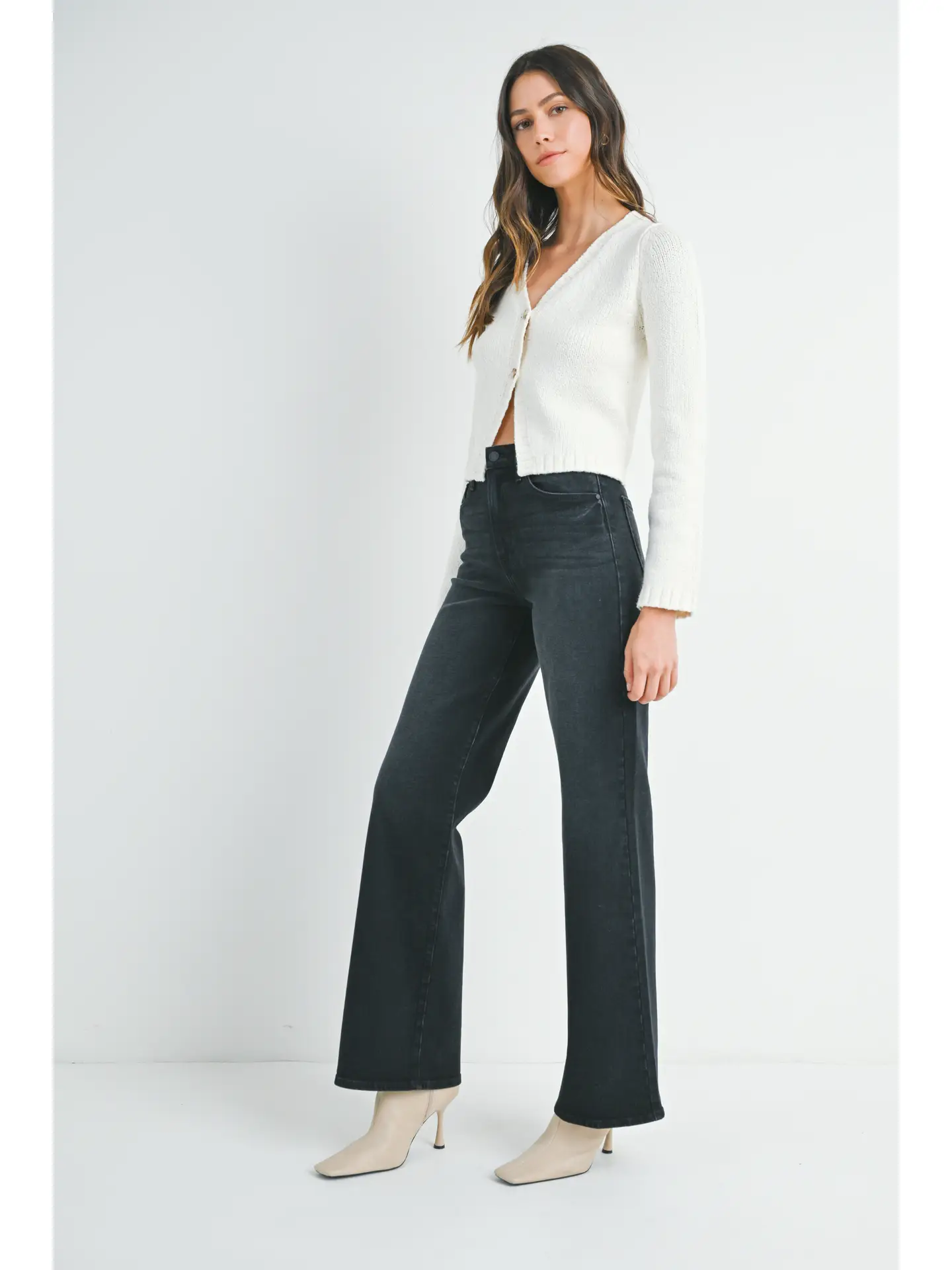 Just Black Denim Palazzo Jean