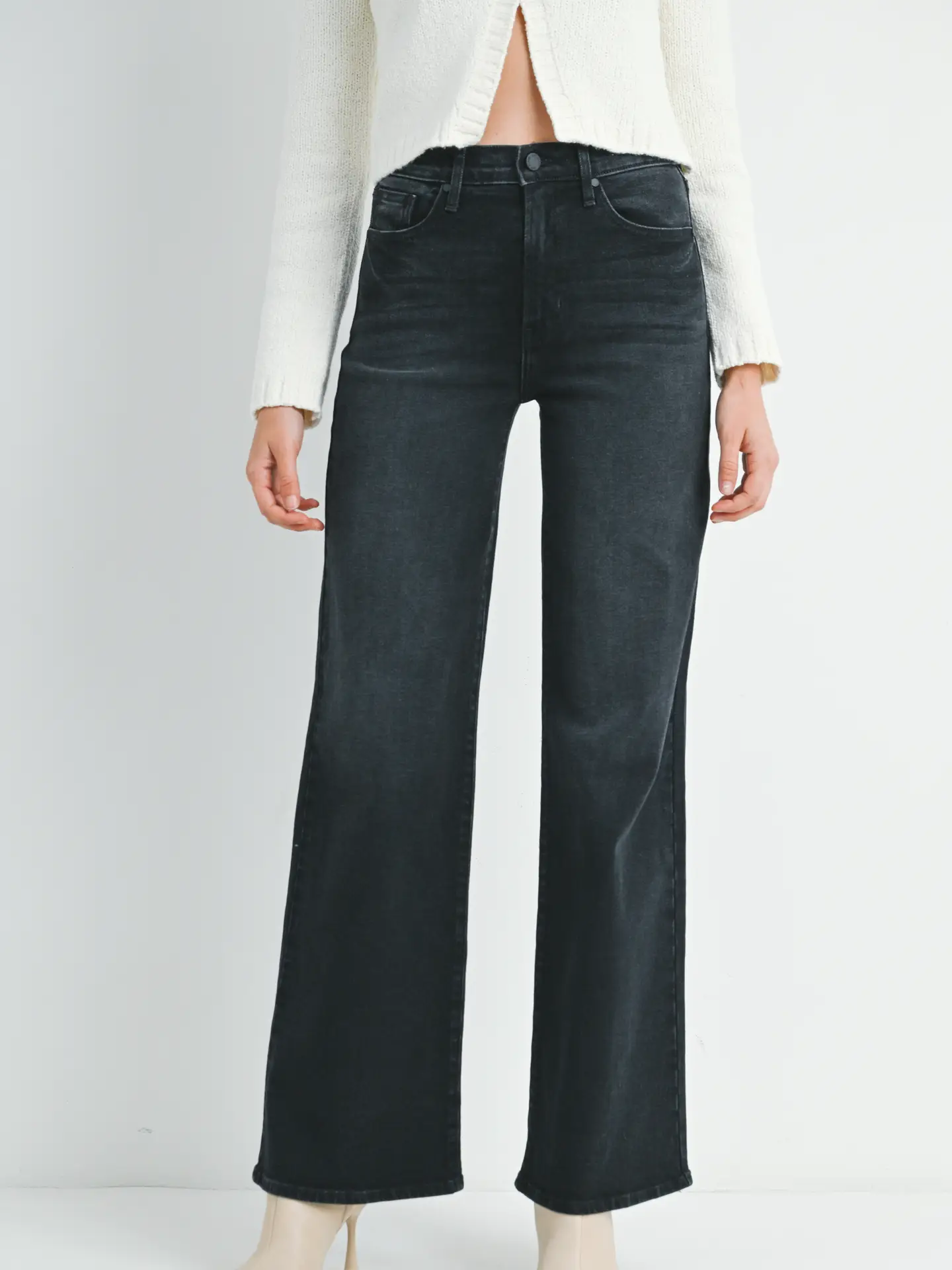 Just Black Denim Palazzo Jean