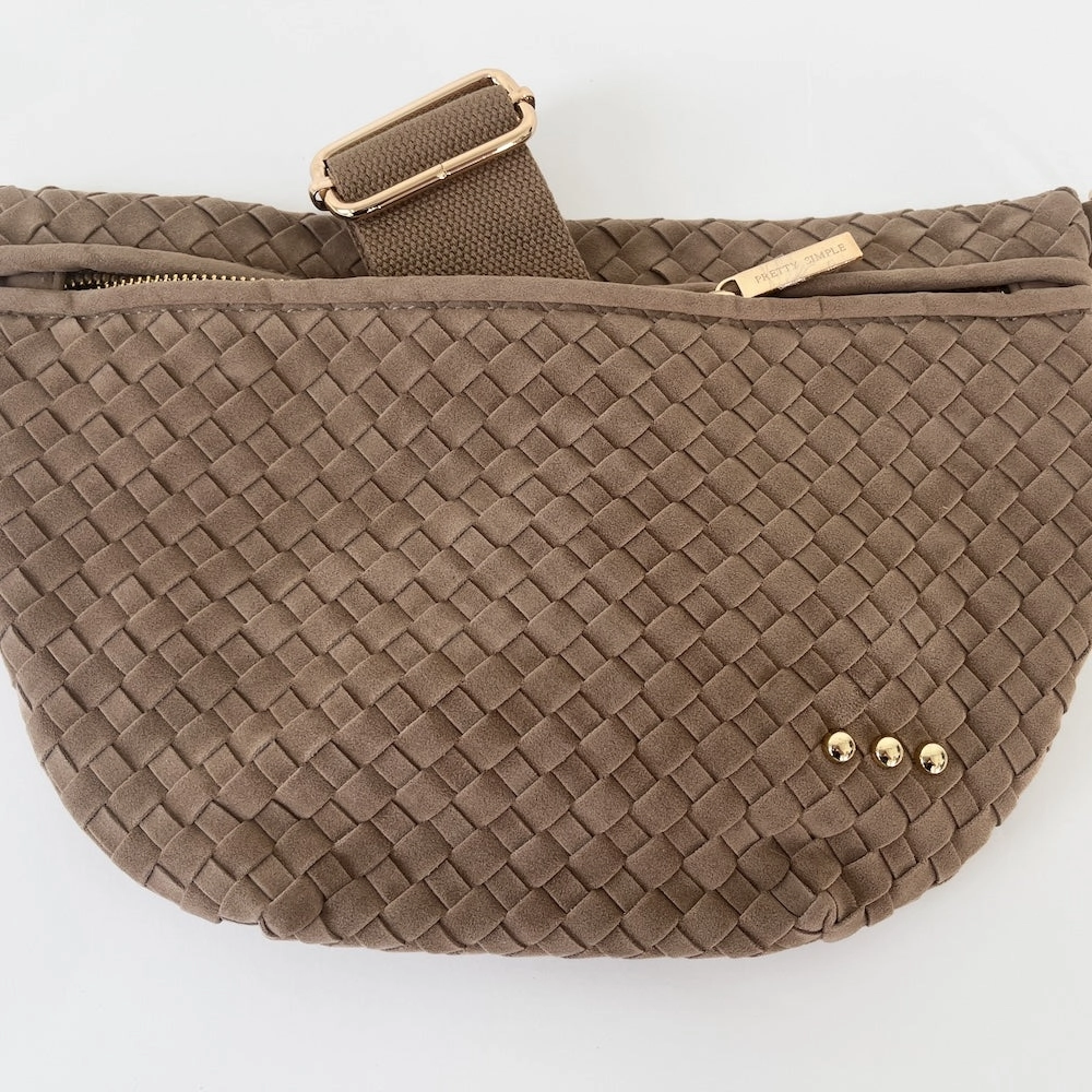 Westlyn Suede Woven Bag