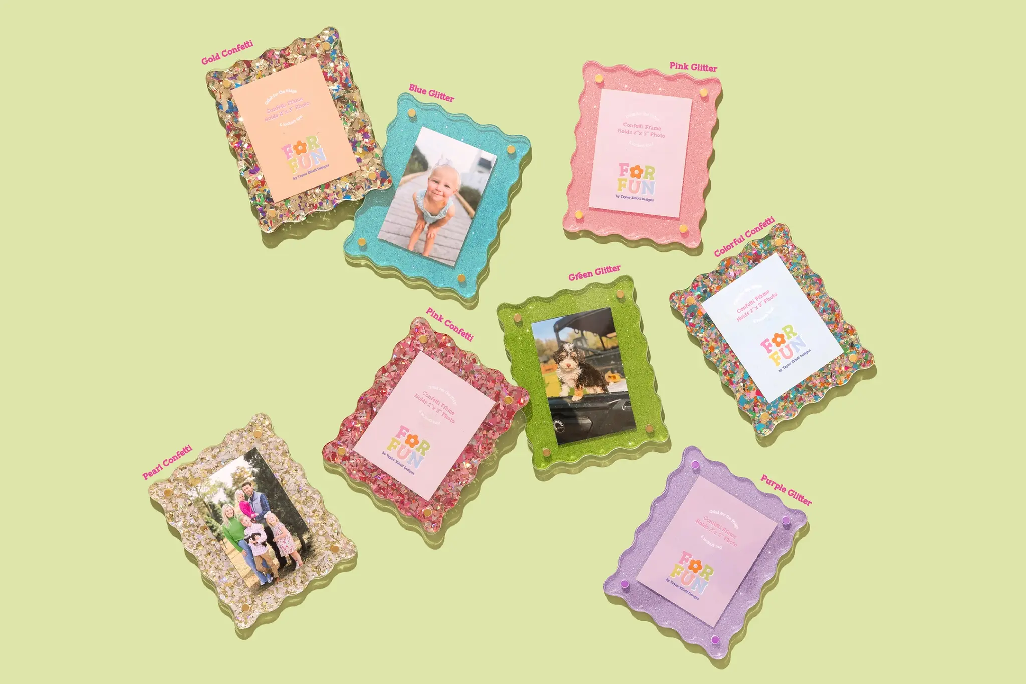 Taylor Elliott Designs Acrylic Magnetic Frames