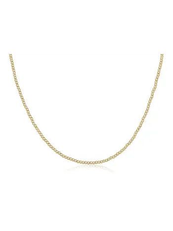 enewton 15" Choker Classic Gold 2.5mm Bead