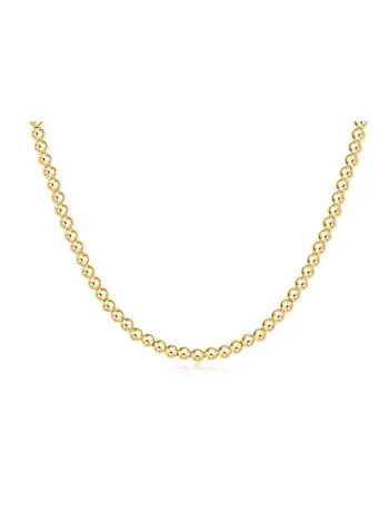 enewton 15" Choker Hope Unwritten-4mm Gold