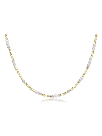 enewton 15" Choker Hope Unwritten-3mm Pearl