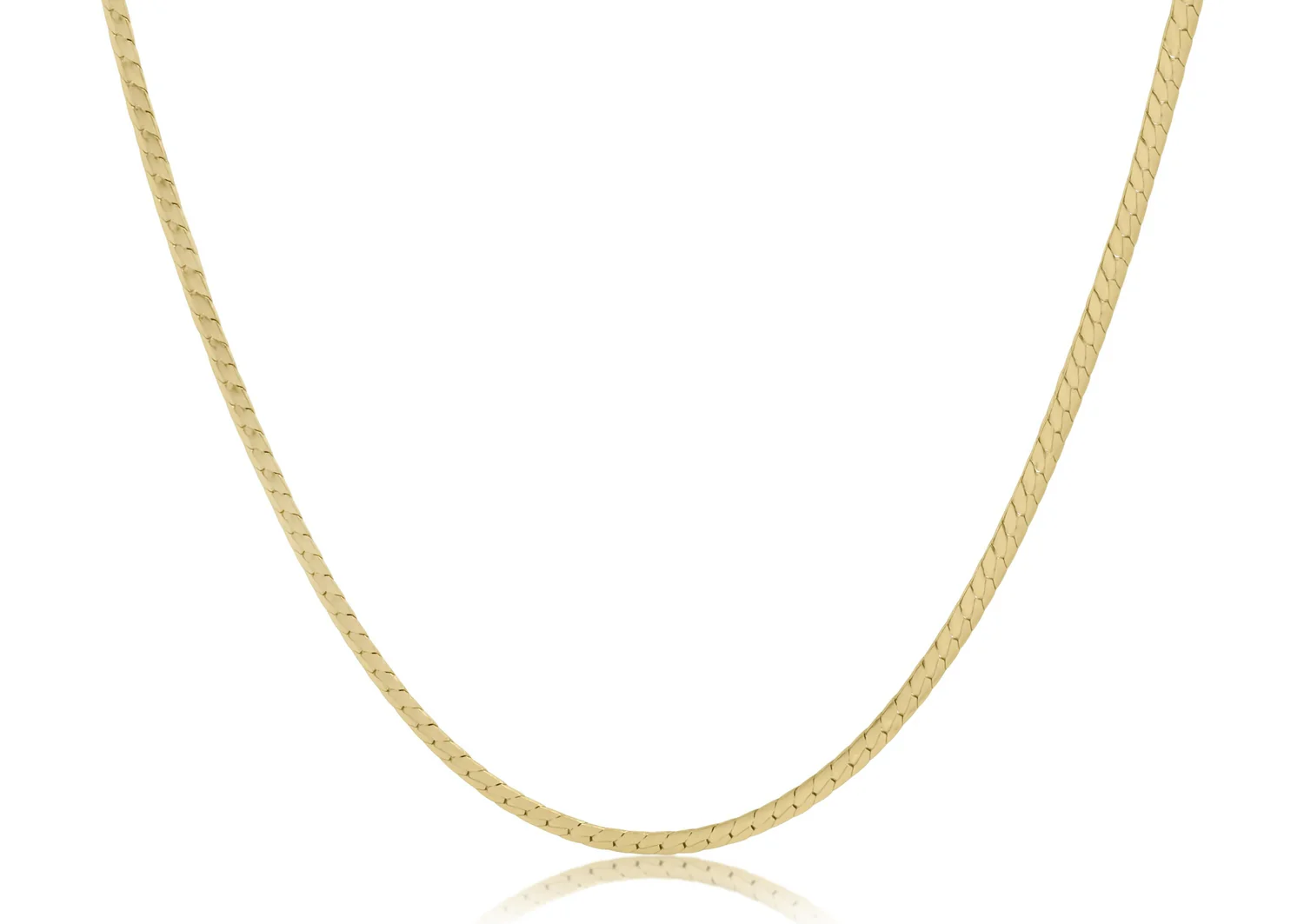 enewton 17" Choker Herringbone Chain-Gold