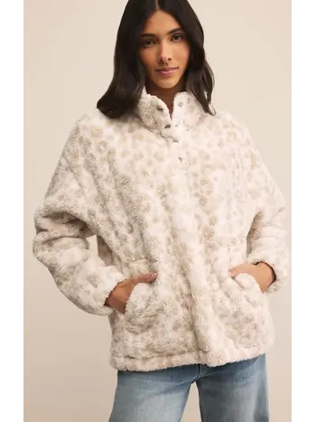 Z Supply Brooklyn Leo Sherpa Jacket