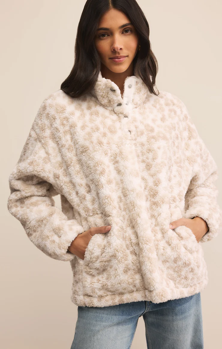 Z Supply Brooklyn Leo Sherpa Jacket