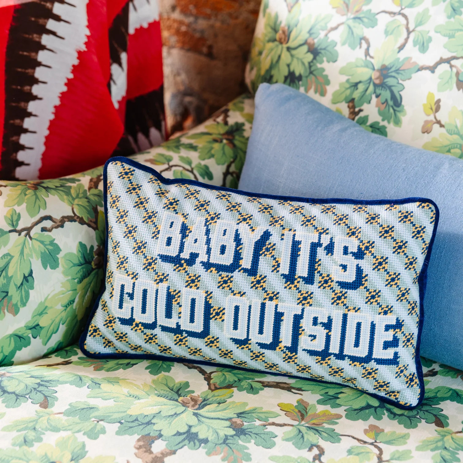 Furbish Studio Baby It's Cold Outside Pillow