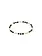 enewton Gemstone Gold Joy Pattern 3mm Bead Bracelet-Faceted Onyx