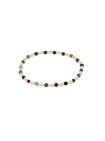 enewton Gemstone Gold Joy Pattern 3mm Bead Bracelet-Hot Mess