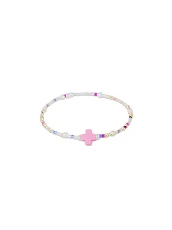 enewton egirl hope unwritten signature cross bracelet-with sprinkles on top