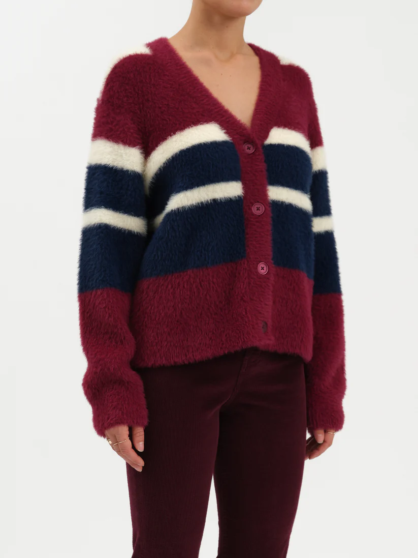 Daze Bleeker Fuzzy Cardigan