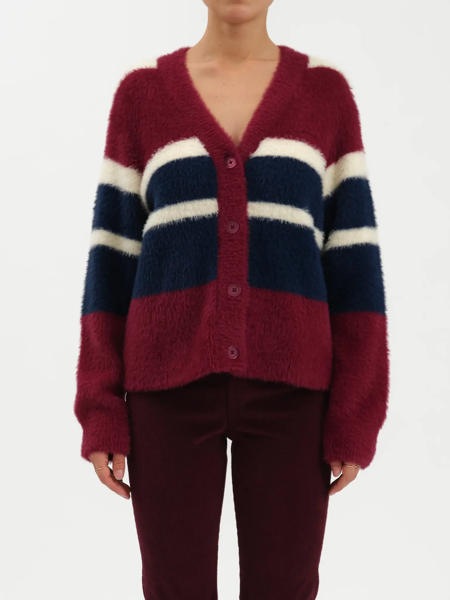 Daze Bleeker Fuzzy Cardigan