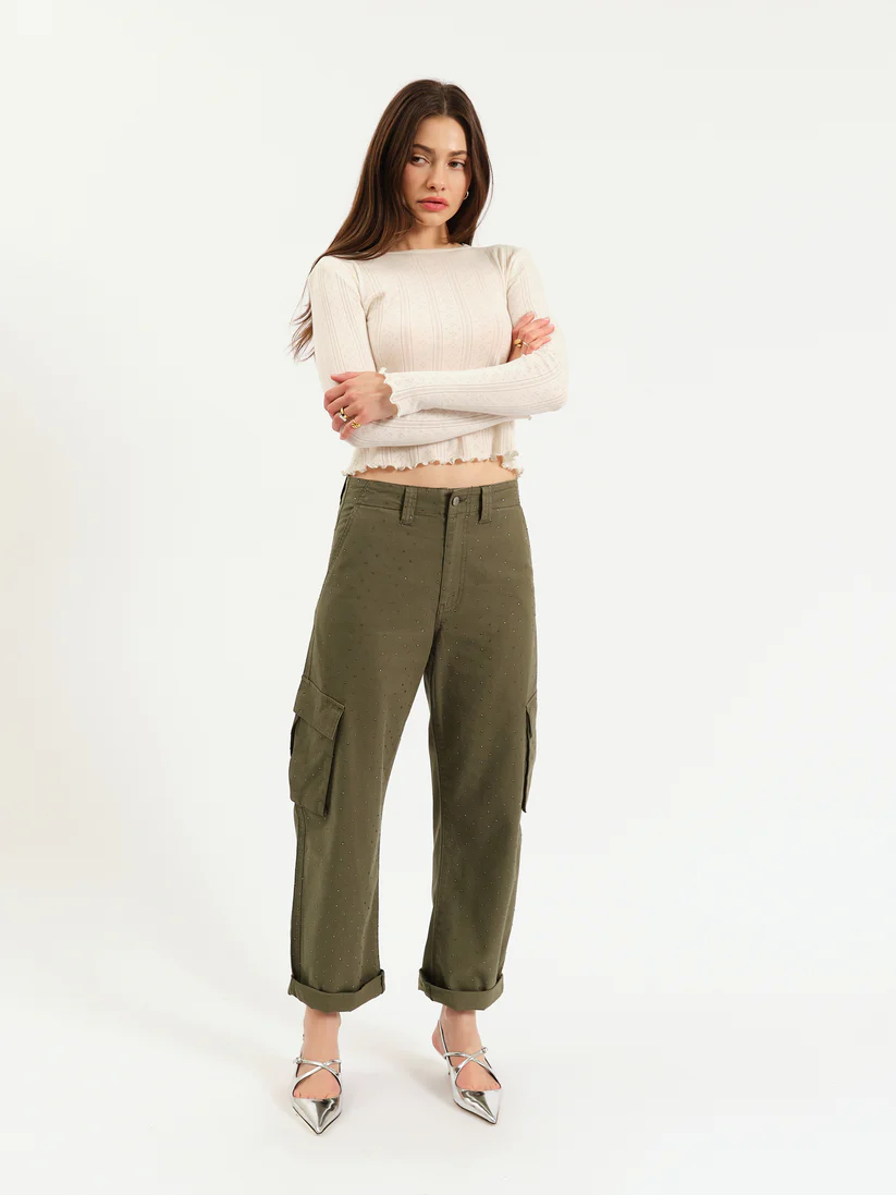 Daze The Squad Curved Leg Cargo Pant