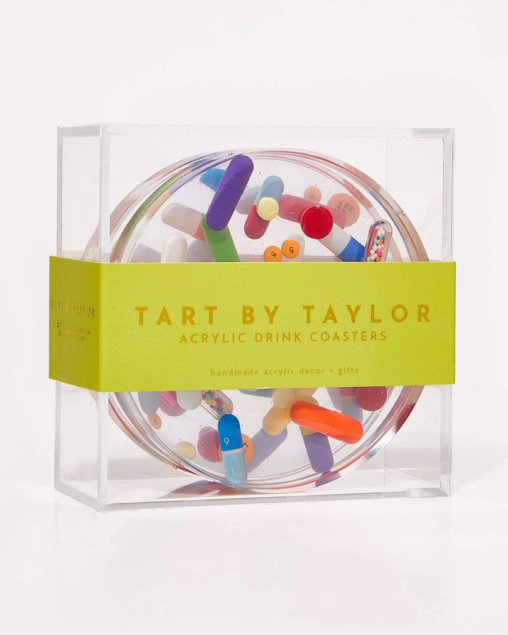 tart BY TAYLOR Classic Pills Coasters Set of 4