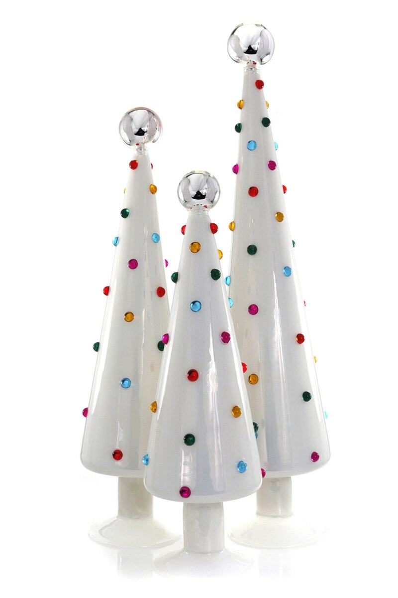 Cody Foster & Co Decorated Dotted Trees (Set of 3)