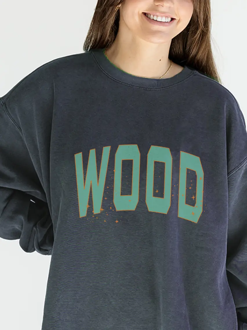 Girl Tribe Co Wood Sweatshirt
