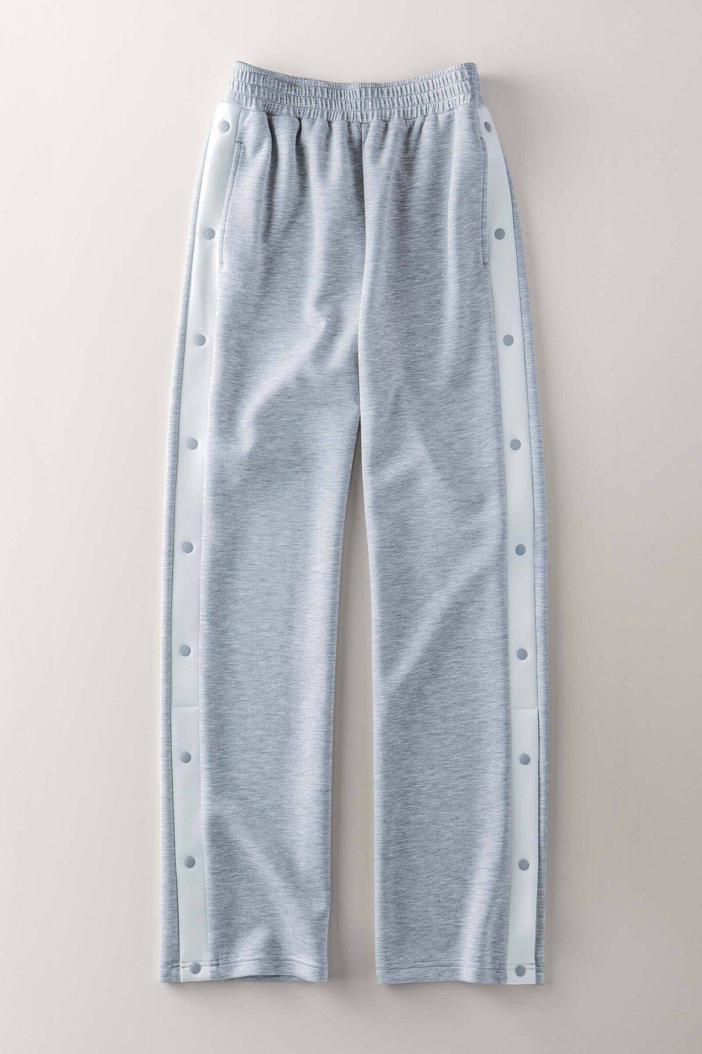 Snap Button Contrast Stripe Track Pant