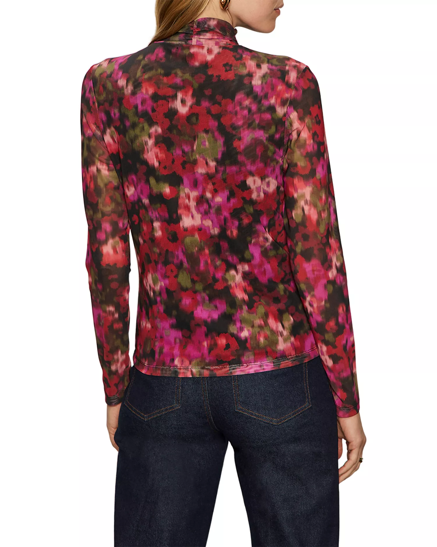 Sanctuary L/S Mesh Mockneck