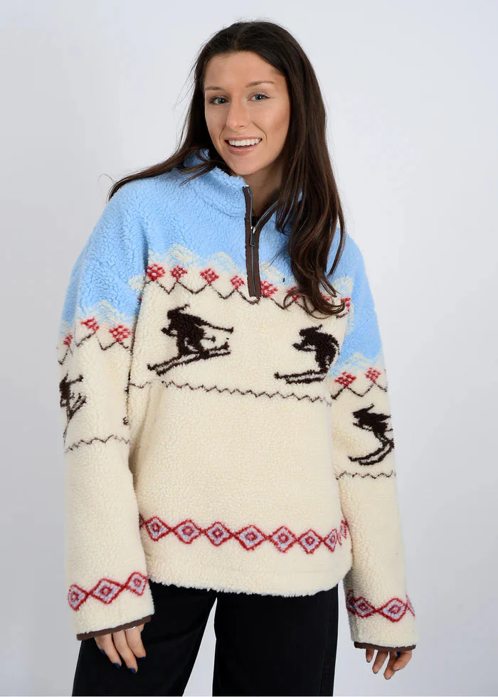 RD Style Alpine Sherpa 1/2 Front Jacket