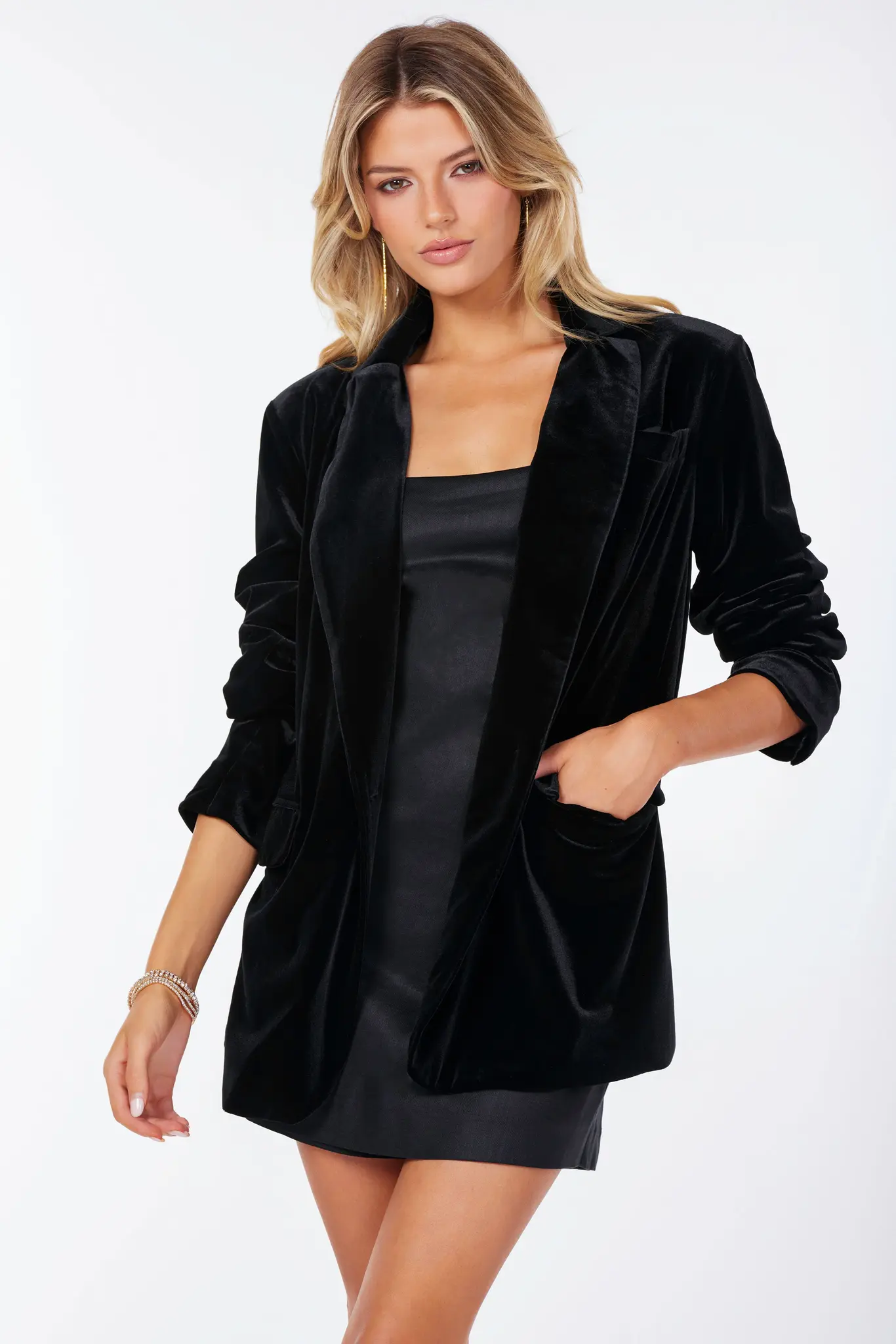 Bishop & Young Luxe Velvet Blazer