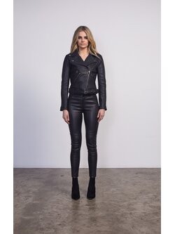 DEA the Label Avery Leather Biker Jacket