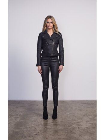 DEA the Label Avery Leather Biker Jacket