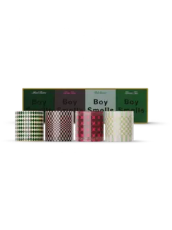 Boy Smells Holiday Votive Quad