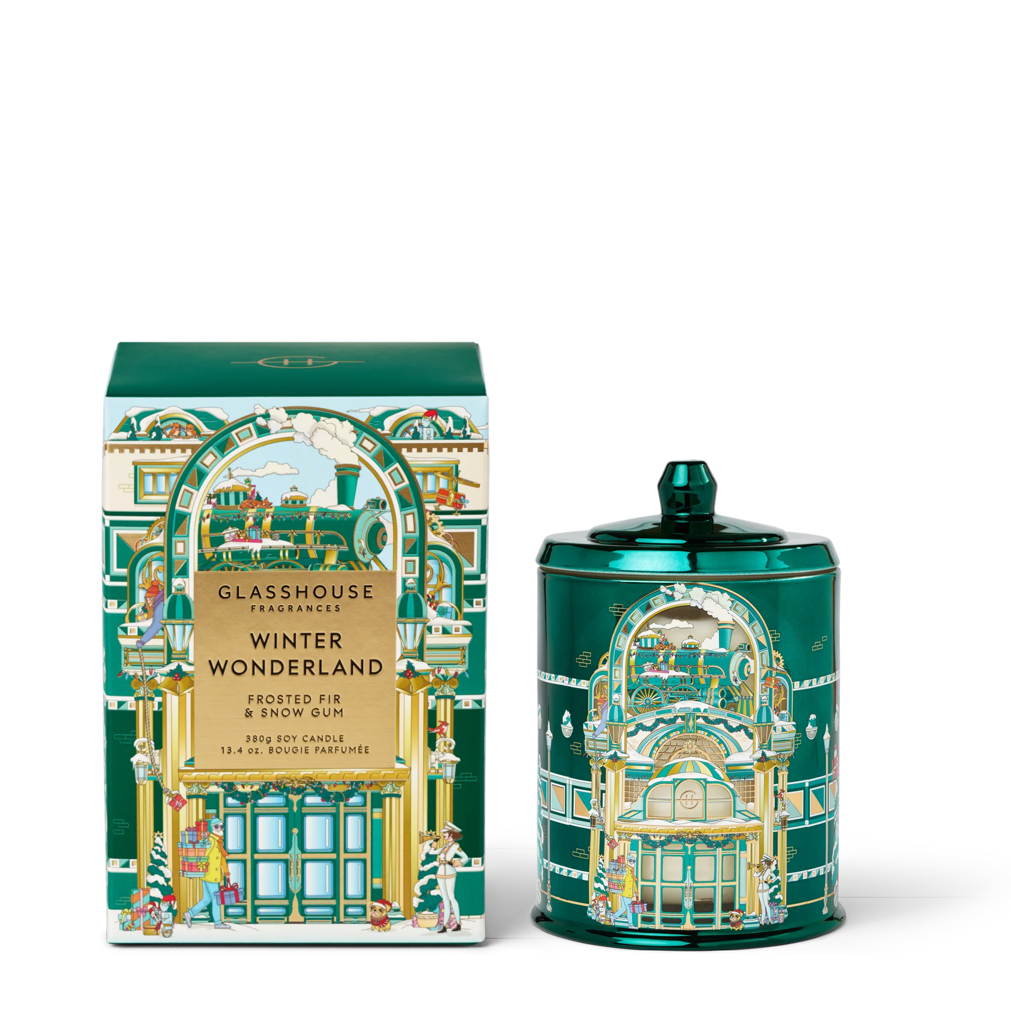 Glasshouse Fragrances Winter Wonderland 13.4oz Candle
