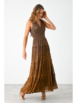 Lavender Brown Mercy Maxi Dress