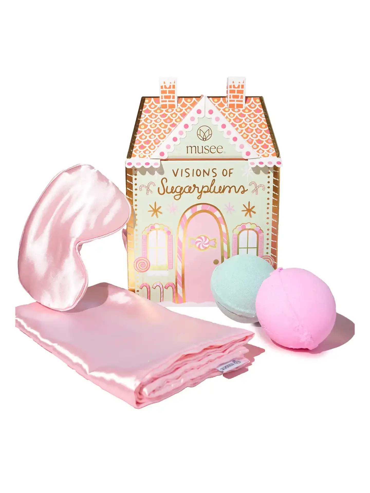Visions of Sugarplums Bath Balm + Eye Mask Set - Love, Charlie