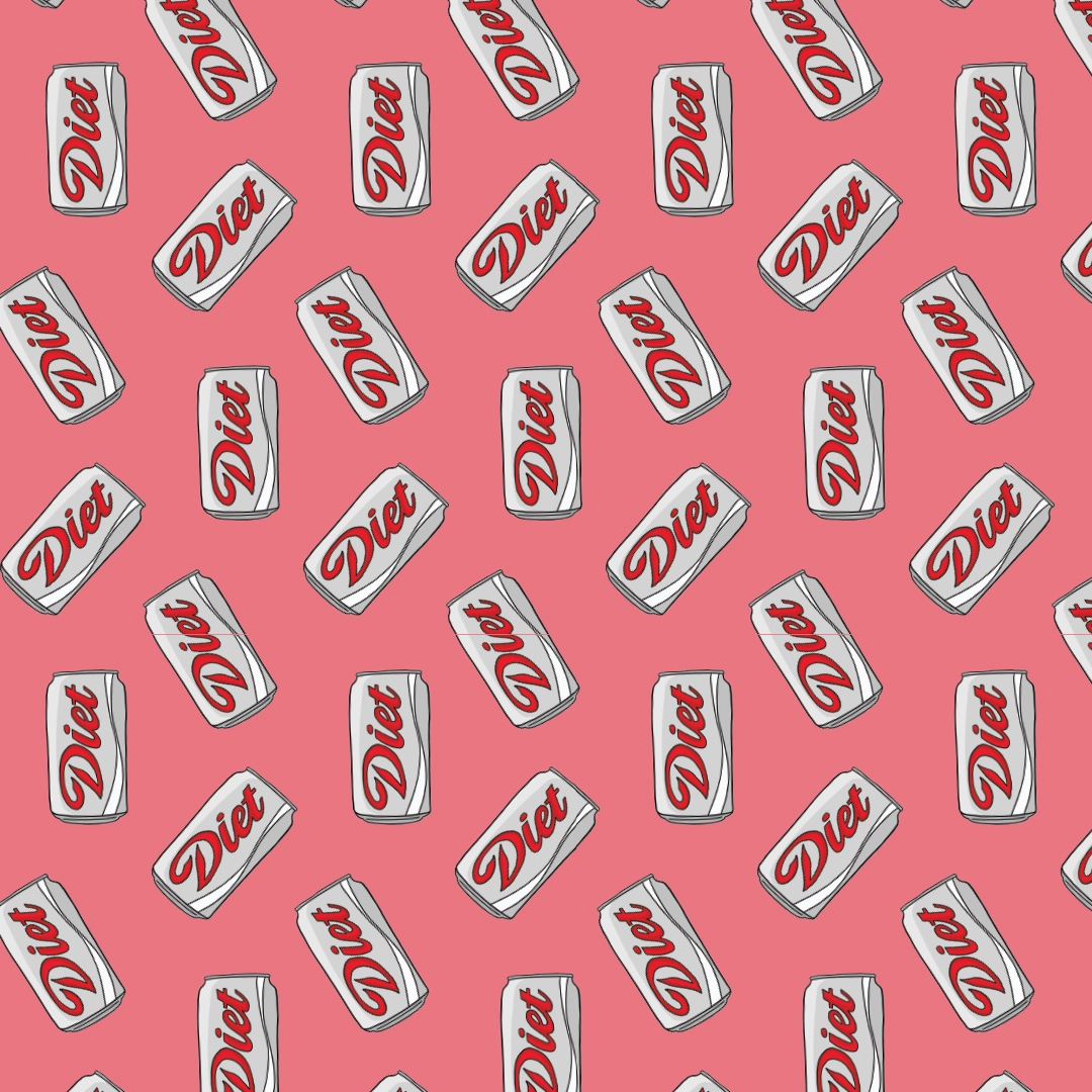 Brittany Paige Diet Soda Can Wrapping Paper Roll