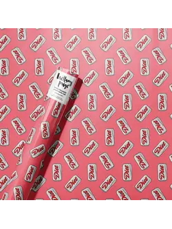 Brittany Paige Diet Soda Can Wrapping Paper Roll
