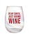 Dear Santa Wine Glass