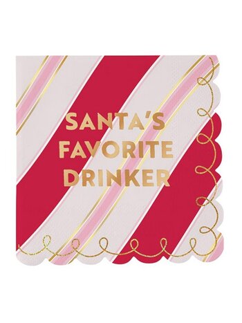 Santa's Favorite Drinker Napkins