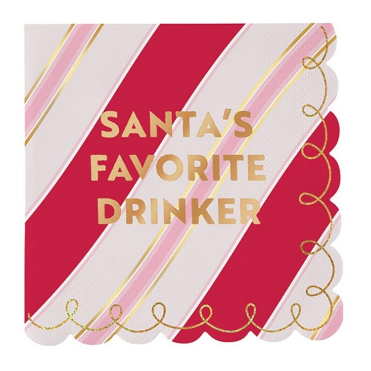 Santa's Favorite Drinker Napkins