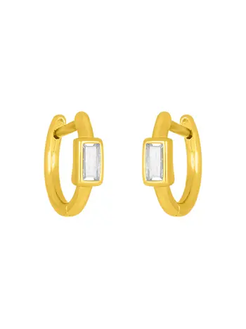 fyb Brynn Baguette Huggies-Gold