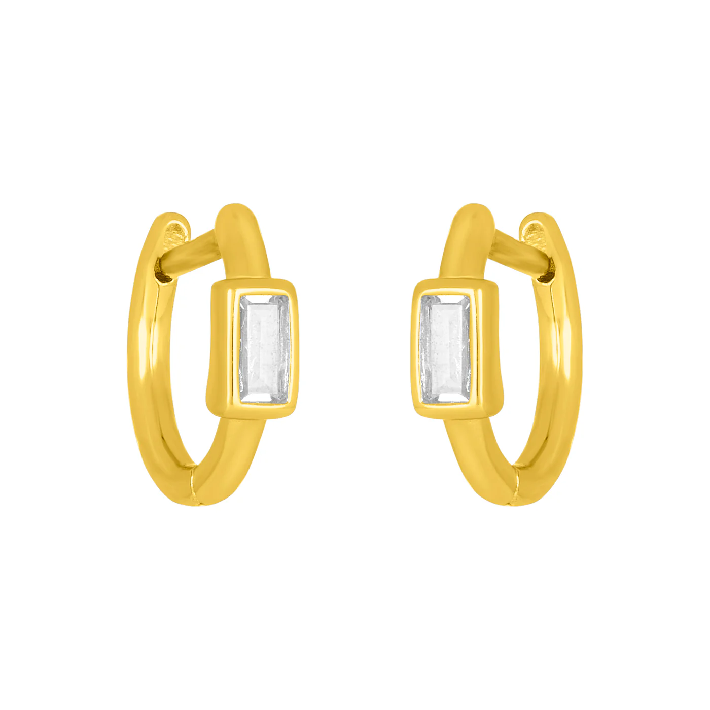 fyb Brynn Baguette Huggies-Gold