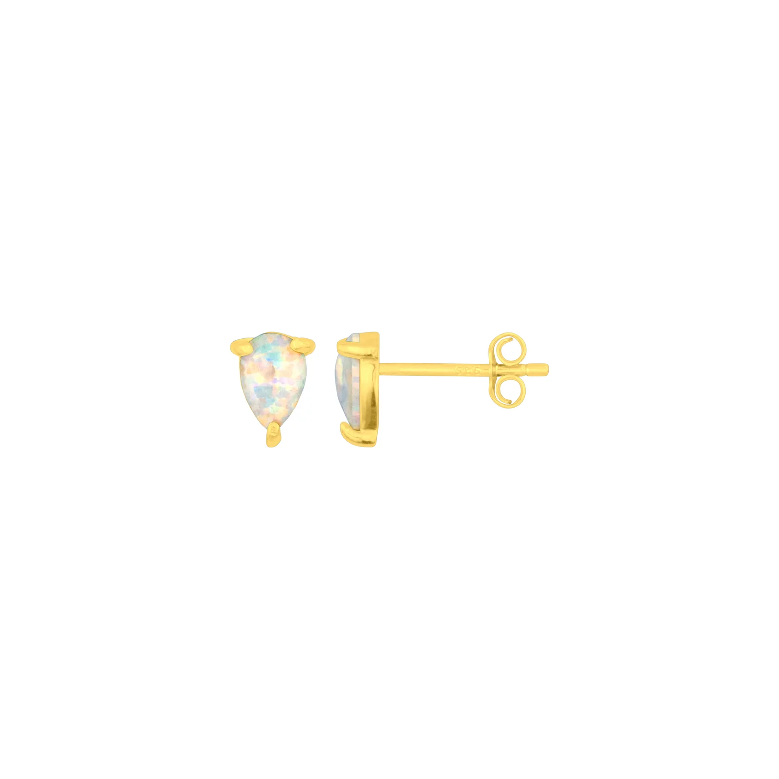 fyb Opal Studs-Gold