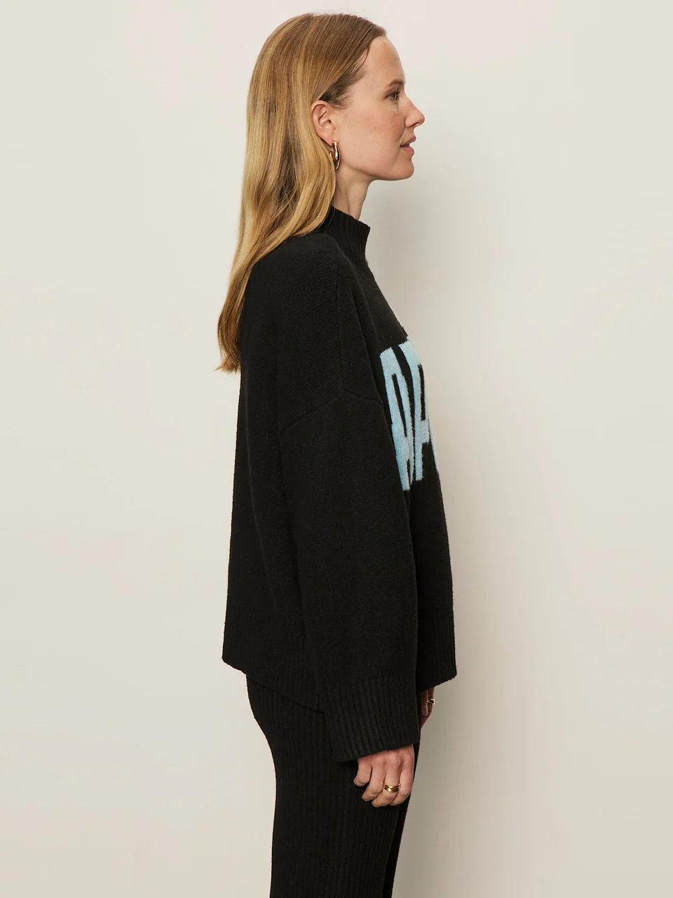 Sanctuary Apres Intarsia Mockneck Sweater