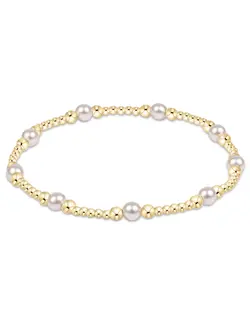 enewton Classic Purpose Pattern 4mm Bead Bracelet-Pearl