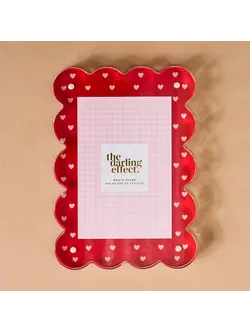 The Darling Effect Rectangle Scalloped Acrylic Frame