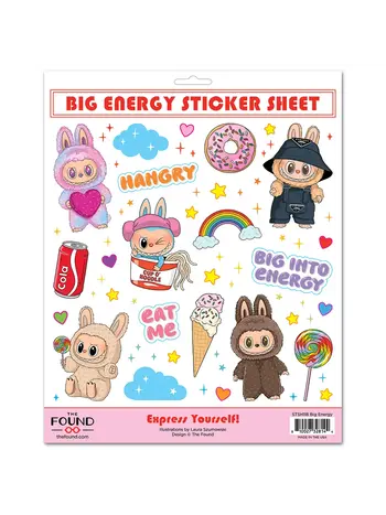 The Found Labubu Sticker Sheet