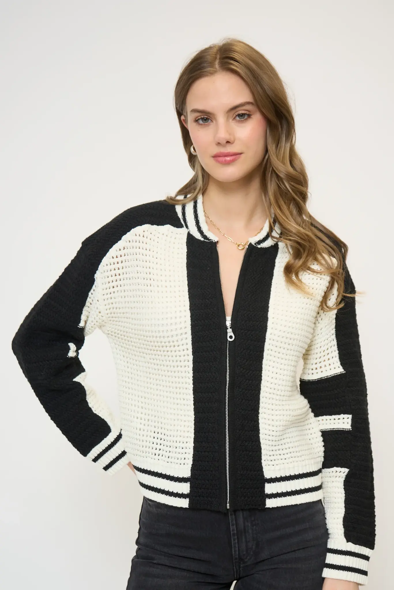 Central Park West Wren Crochet Bomber