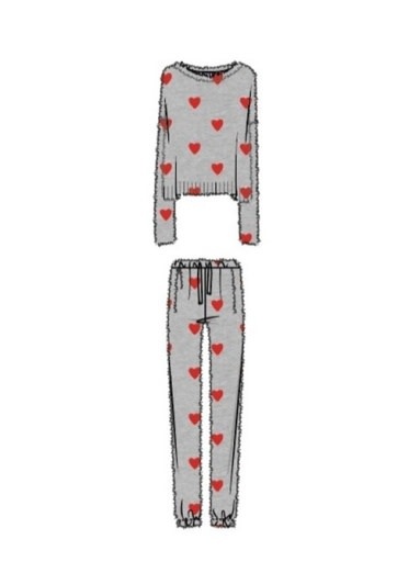 Splendid FUZZY SWEATER SET