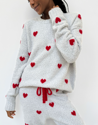 Splendid FUZZY SWEATER SET