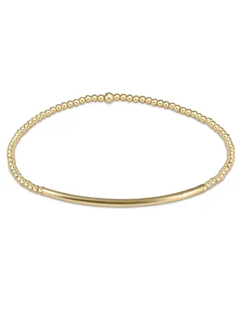 enewton Classic Gold 2MM Bead Bracelet-Bliss Bar Gold