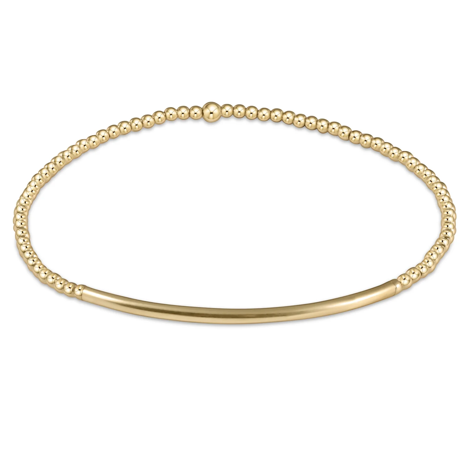enewton Classic Gold 2MM Bead Bracelet-Bliss Bar Gold