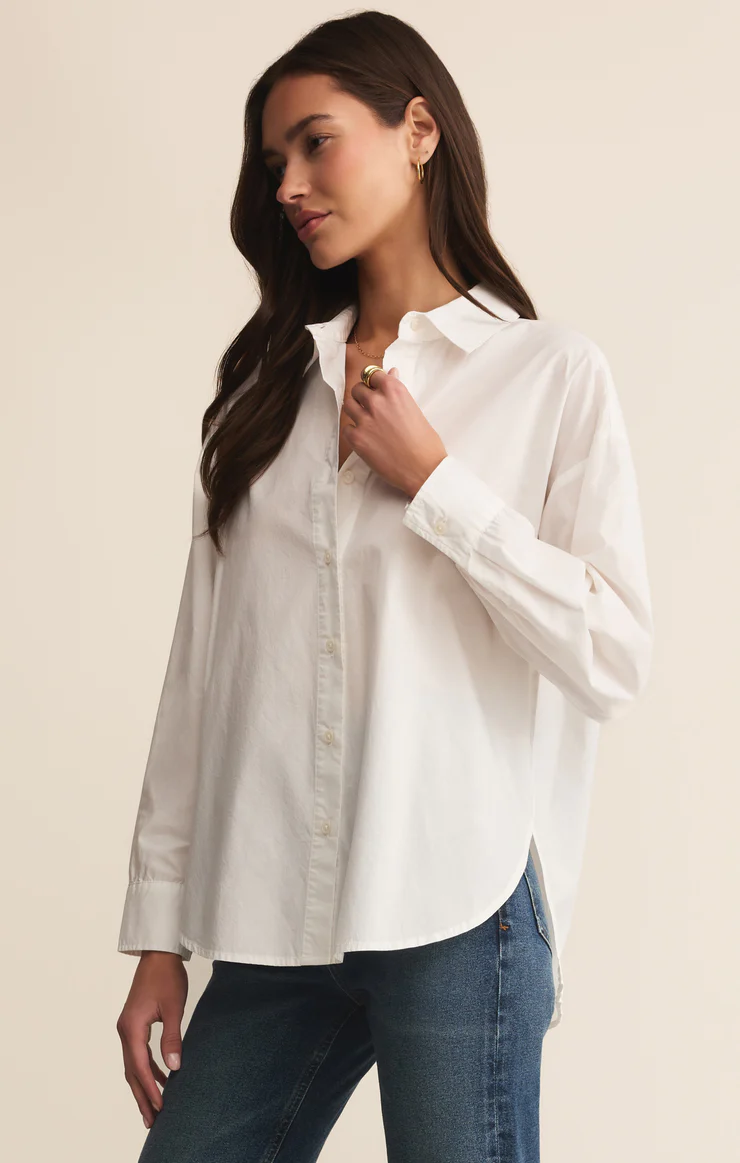 Z Supply Elevated Poplin Shirt