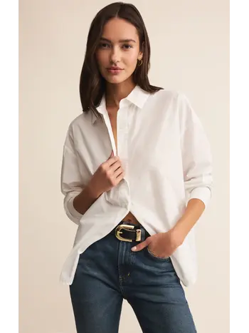 Z Supply Elevated Poplin Shirt