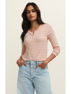Z Supply Ferris Henley Striped Top